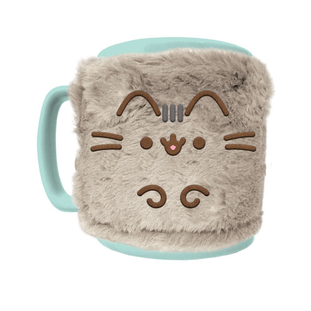 pusheen plush cover mug 440ml