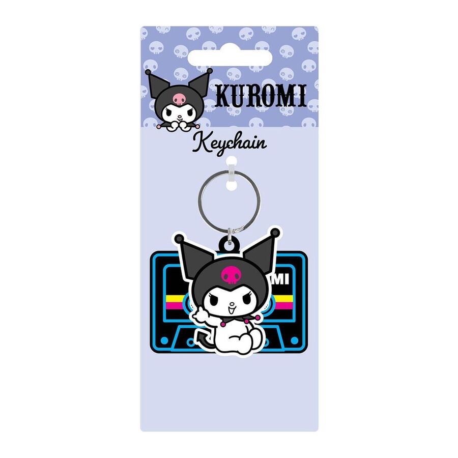 kuromi hello kitty and friends keychain