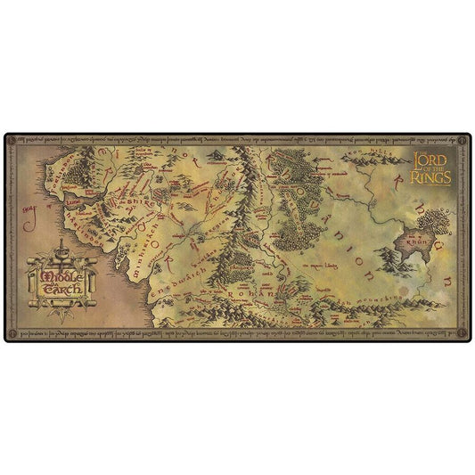 lord of the rings map gaming mousepad