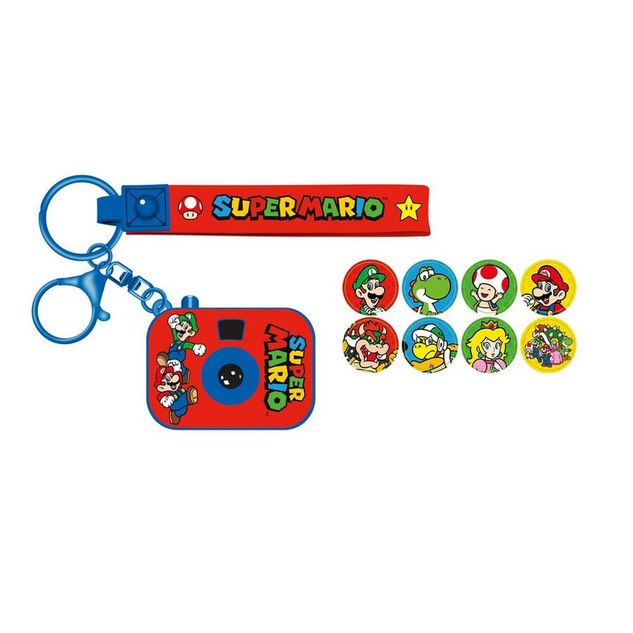 projector keychain  8 super mario bros images