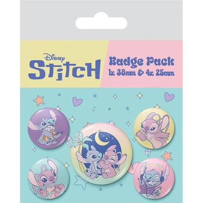 Zestaw 5 przypinek Stitch Disney