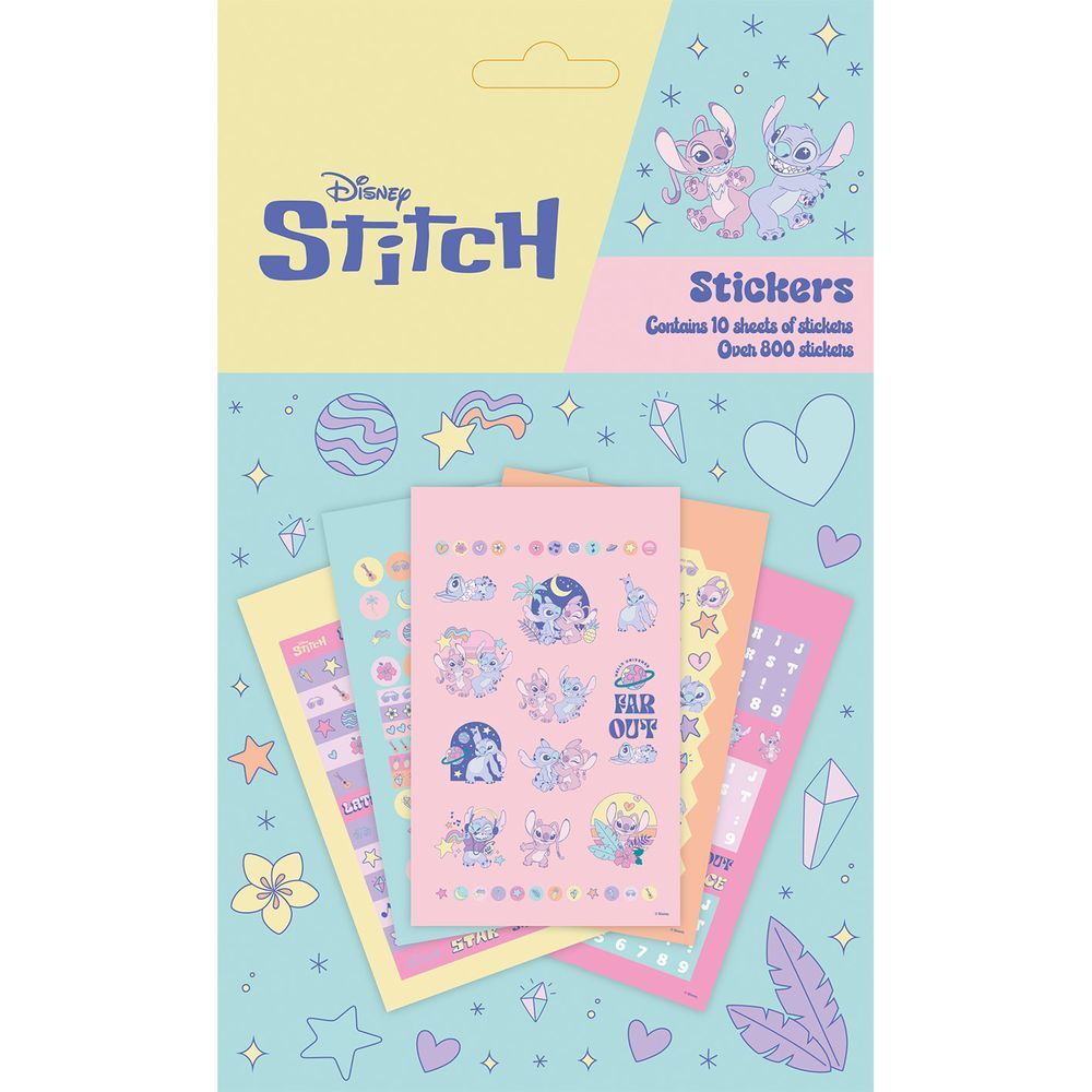 angel & sticker set stitch disney
