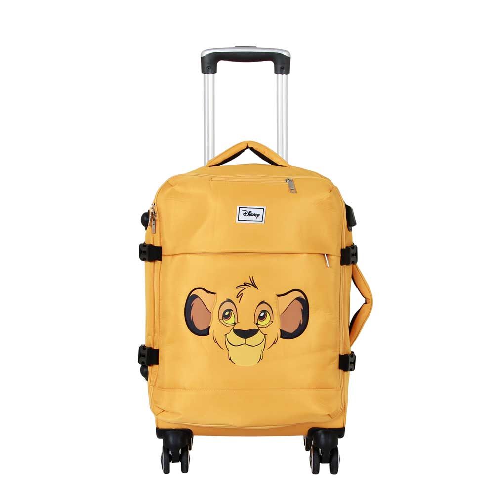 disney lion king simba face trolley suitcase 55cm