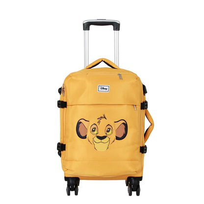 disney lion king simba face trolley suitcase 55cm