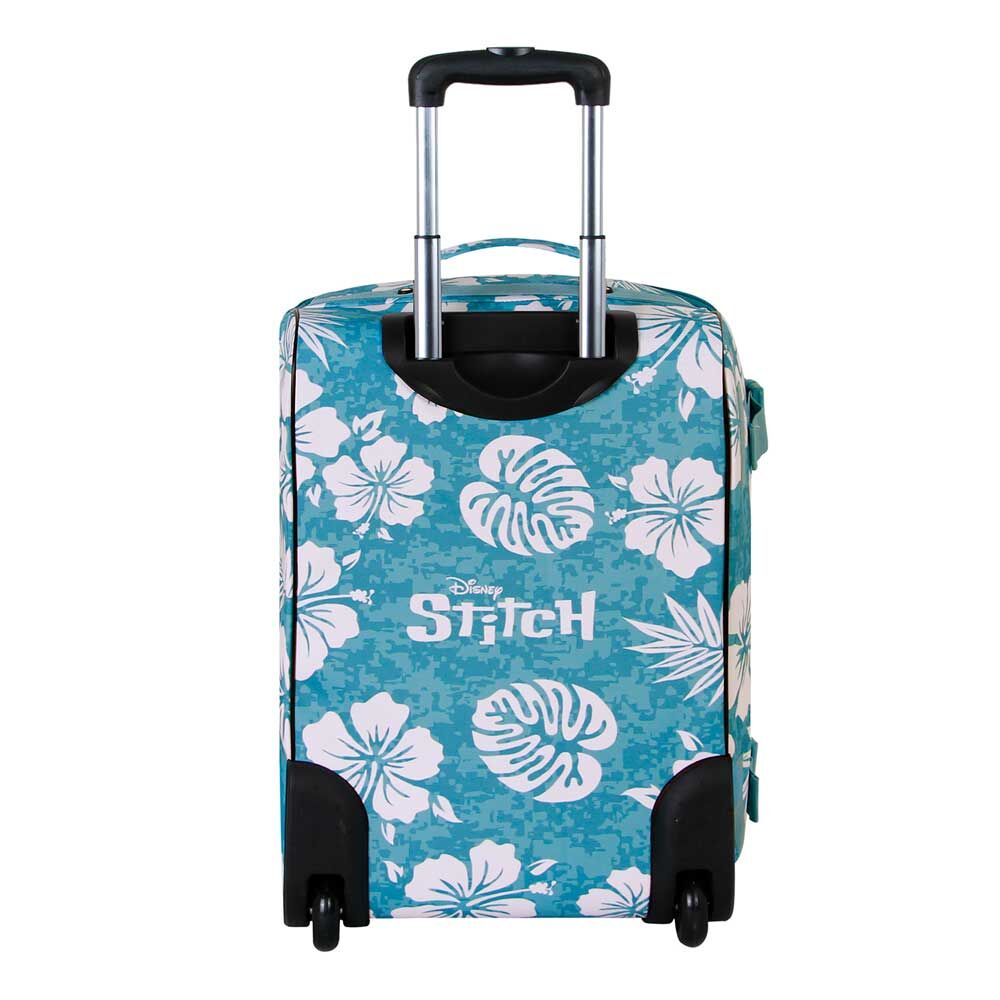 Maleta plegable con ruedas Aloha Stitch Disney de 55 cm