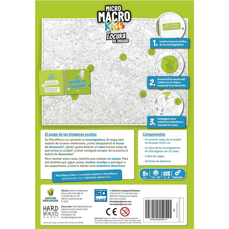 Gioco da tavolo Che parco pazzo (Spagnolo)