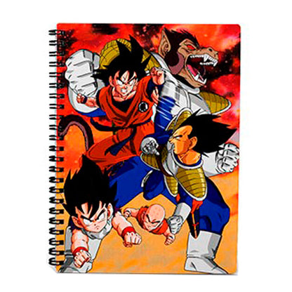 3D Dragon Ball Z Notebook Assorted