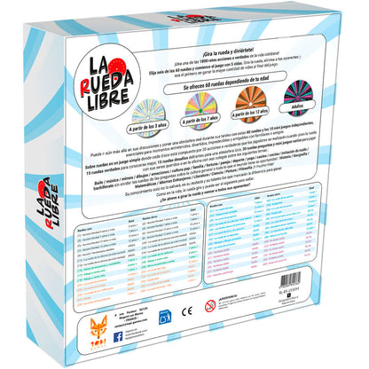 Le jeu de société Free Wheel (espagnol)