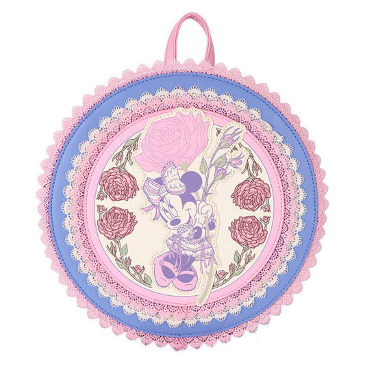 Floral Minnie Disney Loungefly Backpack 23cm