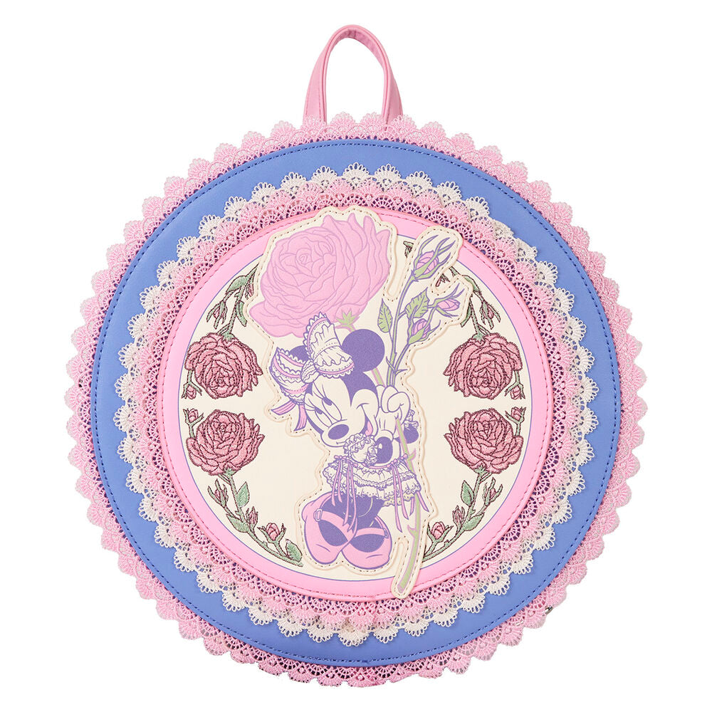 floral minnie disney loungefly backpack 23cm