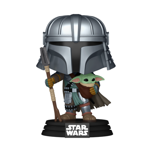 POP Figure Star Wars Impressions Mandalorian with Grogu Exclusive