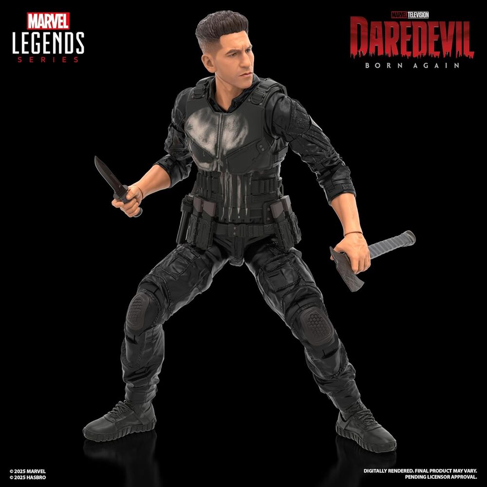 Figure Punisher Born Again Daredevil Marvel Legends 15cm