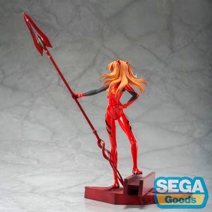 Figura Asuka Shikinami Langley Lança de Cassius Luminasta Evangelion 3.0 + 1.0 Três Vezes no Tempo 20cm