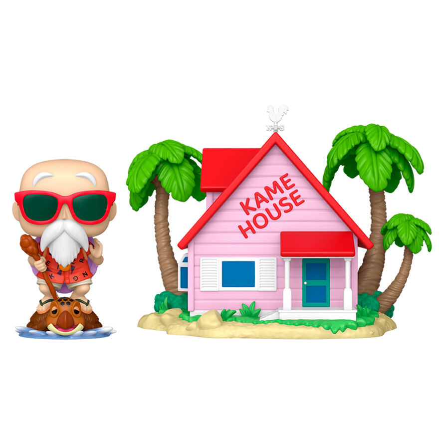pop town figure dragon ball master roshi at kame house