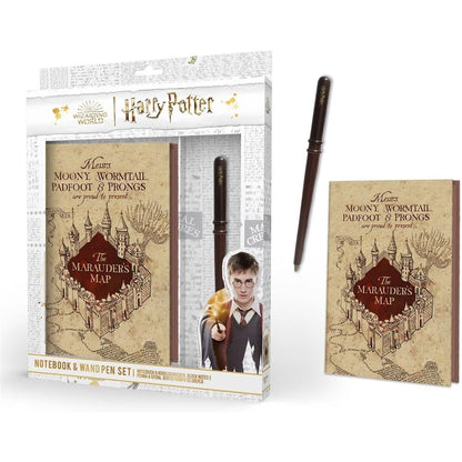 harry potter wand notebook  pen set