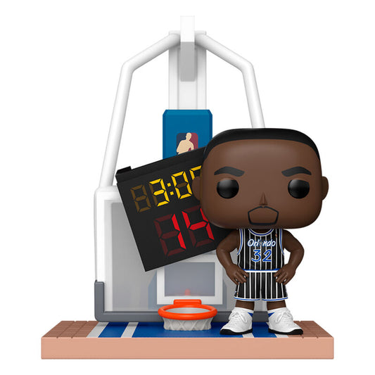 pop deluxe figure orlando magic shaq with backboard