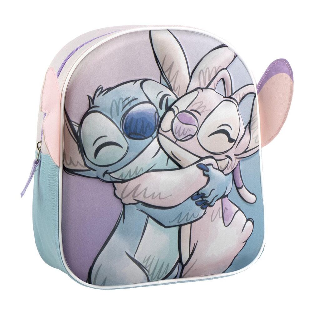 3d stitch disney backpack 28cm