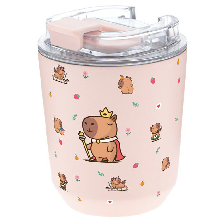 cafe majesty capybara thermal glass 280ml