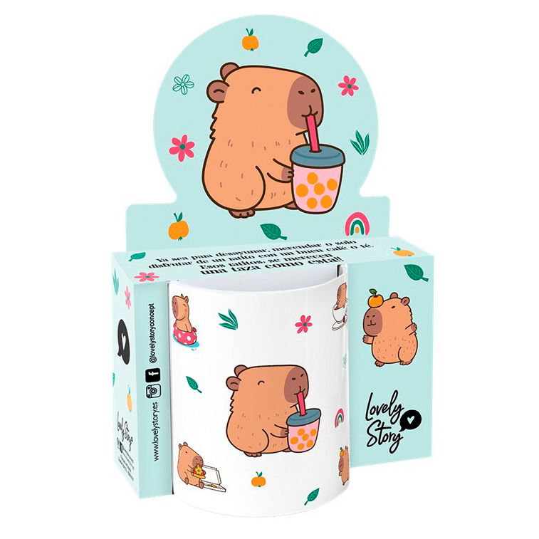 blubble tea capybara mug 330ml