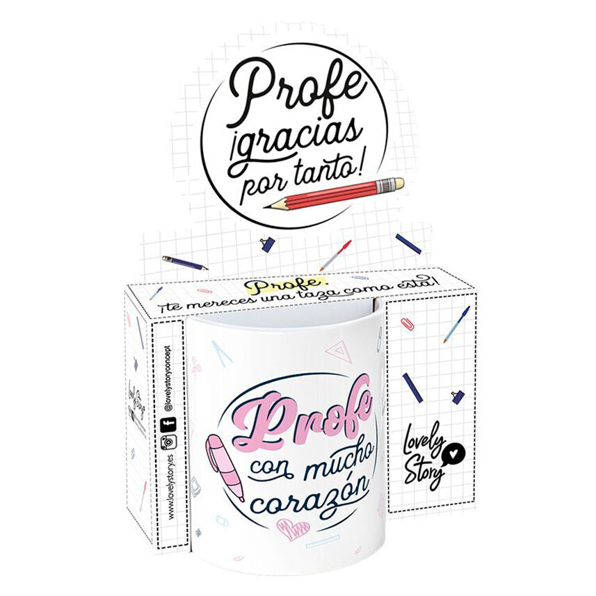 mug  teacher with a big heart 330ml