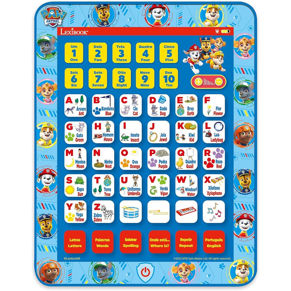 paw patrol touch tablet