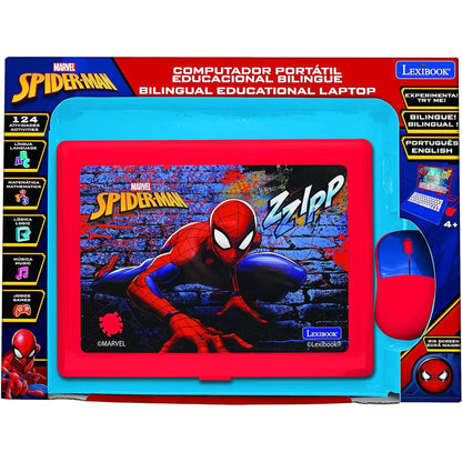 Spiderman Marvel educational laptop English Portuguese