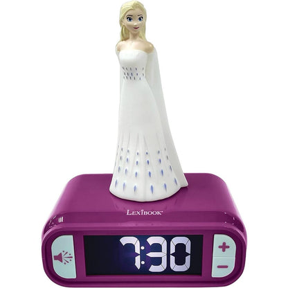 disney frozen elsa digital alarm clock with night light