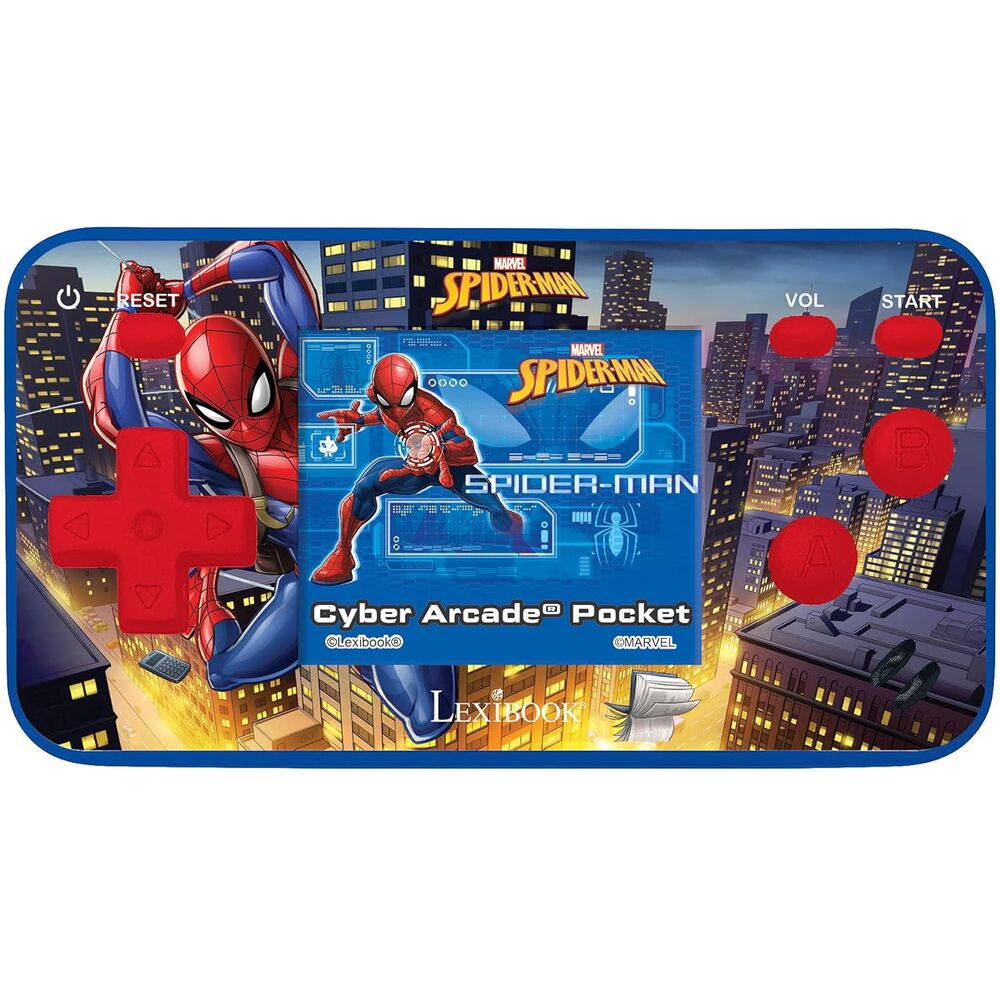 cyber ​​arcade pocket spiderman marvel console