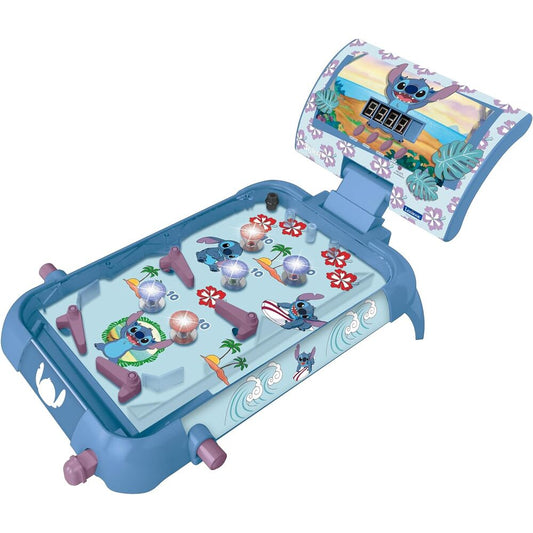 Jogo de Pinball Eletrônico de Mesa Disney Stitch