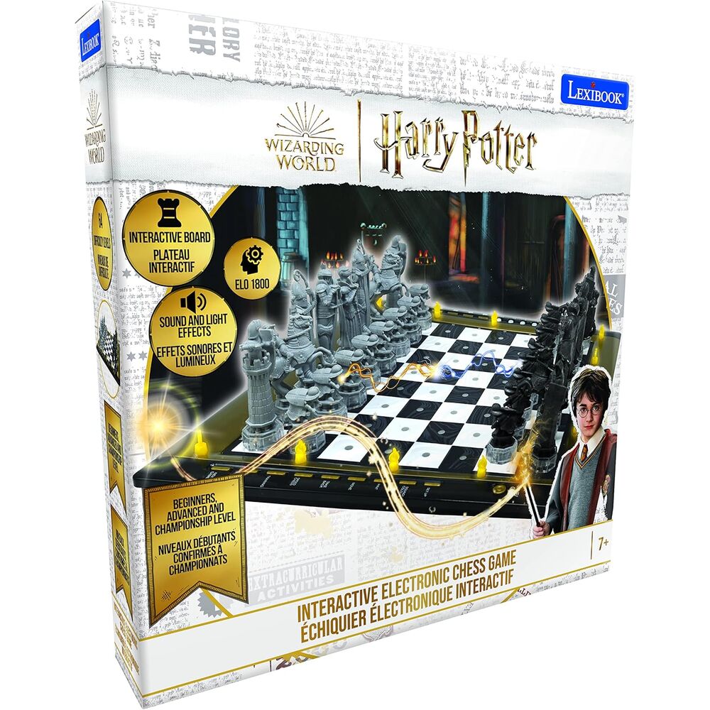 Xadrez eletrônico do Harry Potter com luzes