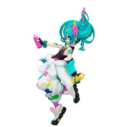 Hatsune Miku Paint Girl Trio Try It Figure Hatsune Miku 19cm