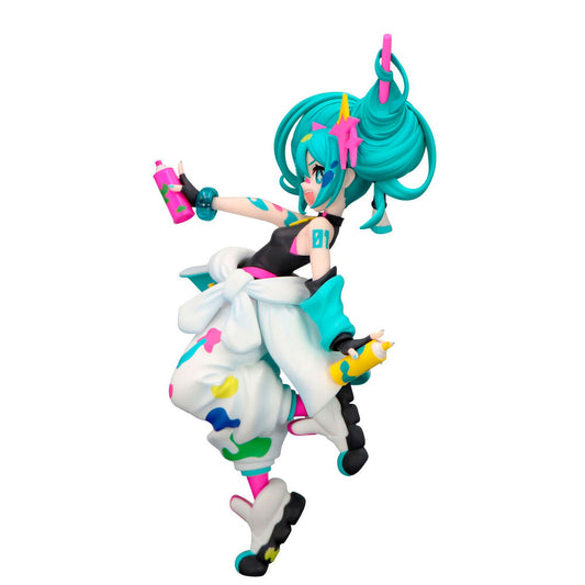 Hatsune Miku Paint Girl Trio Try It Figure Hatsune Miku 19cm