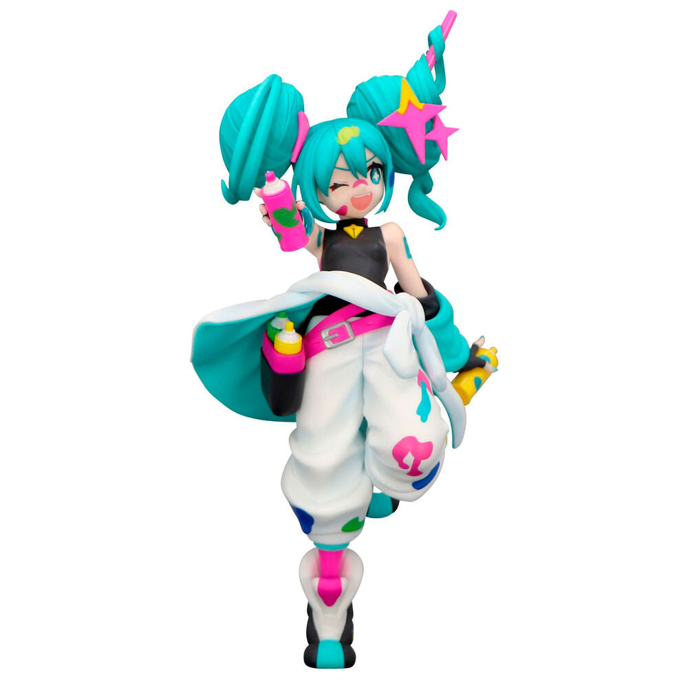 hatsune miku paint girl trio try it figure hatsune miku 19cm