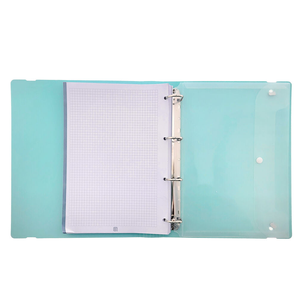 Bubble Tea Capybara Ring Binder
