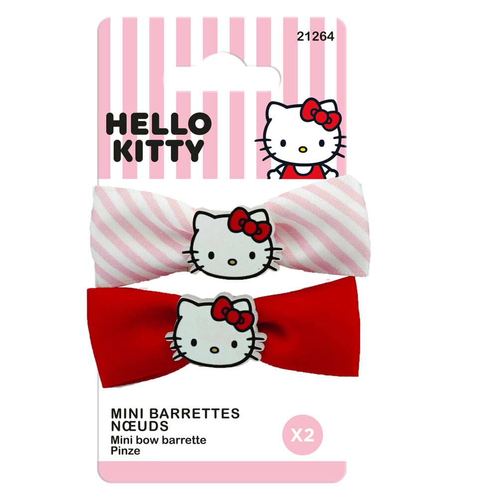 Blister pack of 2 Hello Kitty hair clips