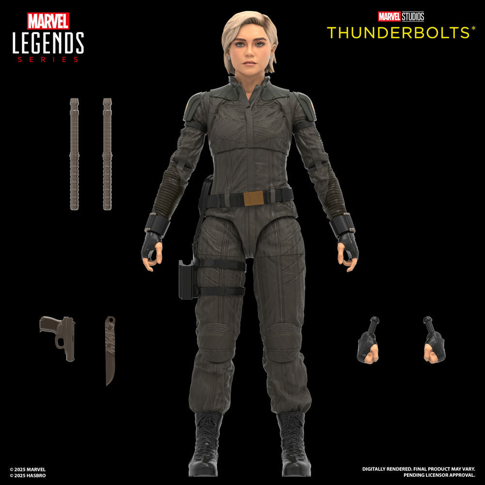 Blister 2 figures Yelena Belova & Red Guardian Thunderbolts Marvel Legends 15cm