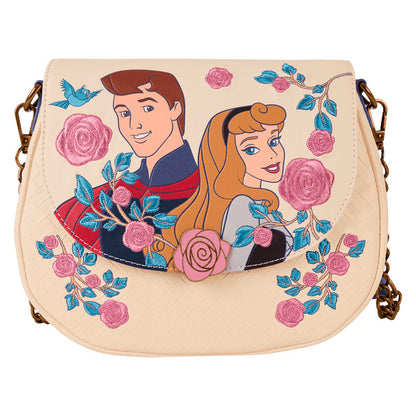aurora & phillip sleeping beauty disney loungefly shoulder bag