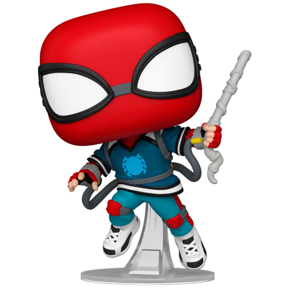 marvel spiderman pop figure  spider man homemade suit