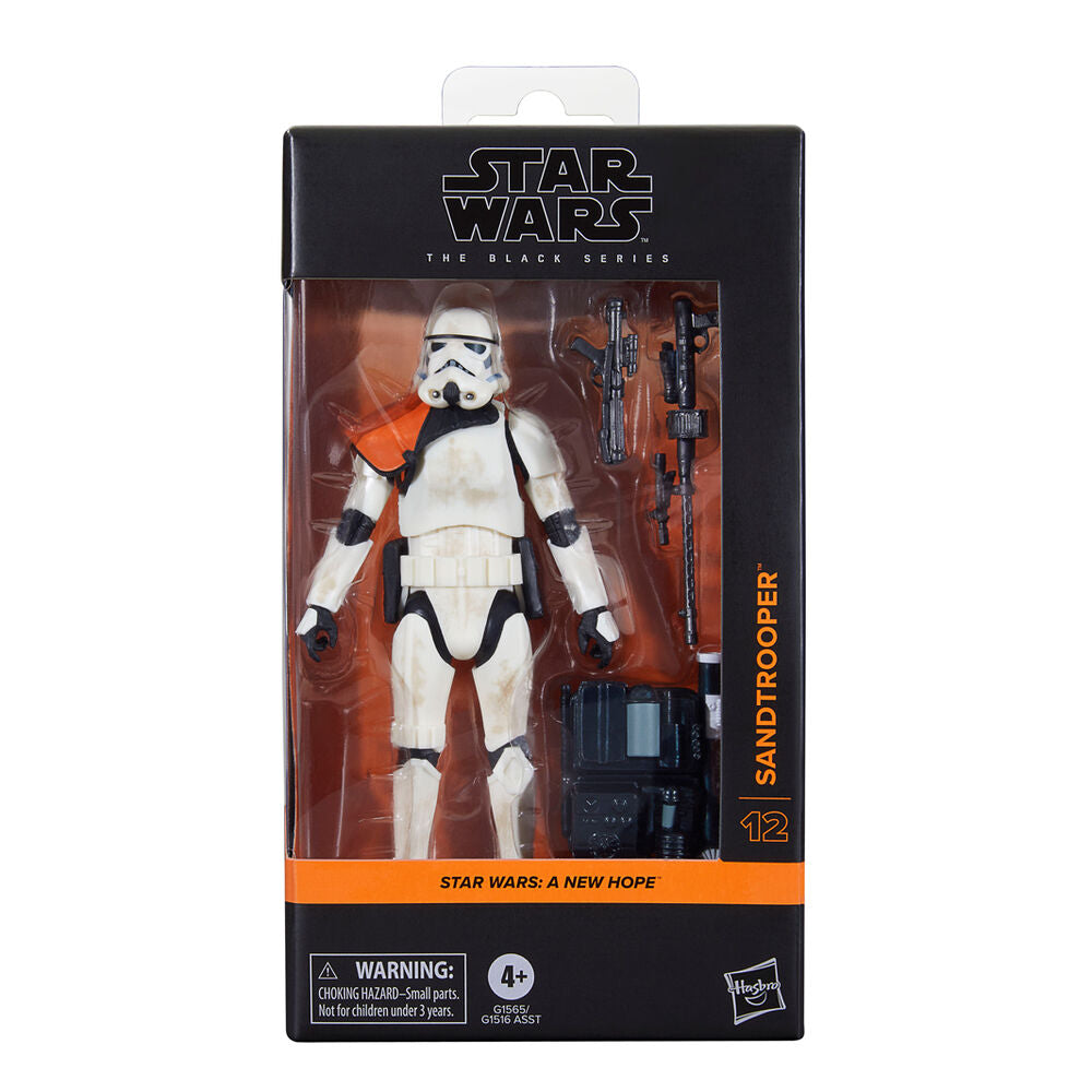 Figura Sandtrooper Uma Nova Esperança Star Wars 15cm