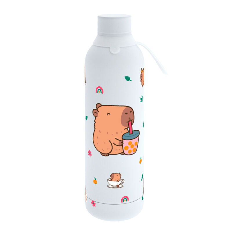 bubble tea ice capybara thermal bottle 700ml