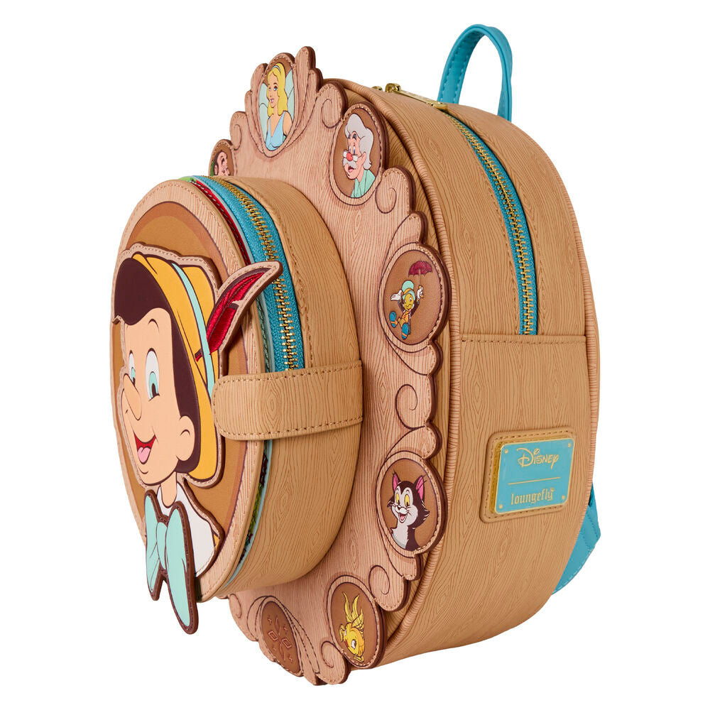 Sac à dos Loungefly Disney Pinocchio Cameo 28 cm