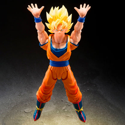Figurine S.H. Figuarts Super Saiyan Son Goku Le Début des Jeux Dragon Ball Z 14 5 cm