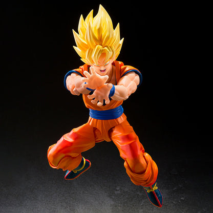 Figurine S.H. Figuarts Super Saiyan Son Goku Le Début des Jeux Dragon Ball Z 14 5 cm