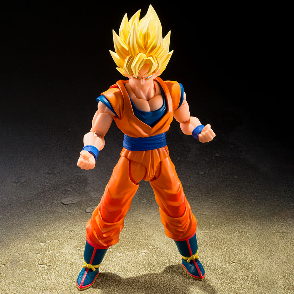 Figurine S.H. Figuarts Super Saiyan Son Goku Le Début des Jeux Dragon Ball Z 14 5 cm