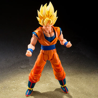 Figurine S.H. Figuarts Super Saiyan Son Goku Le Début des Jeux Dragon Ball Z 14 5 cm