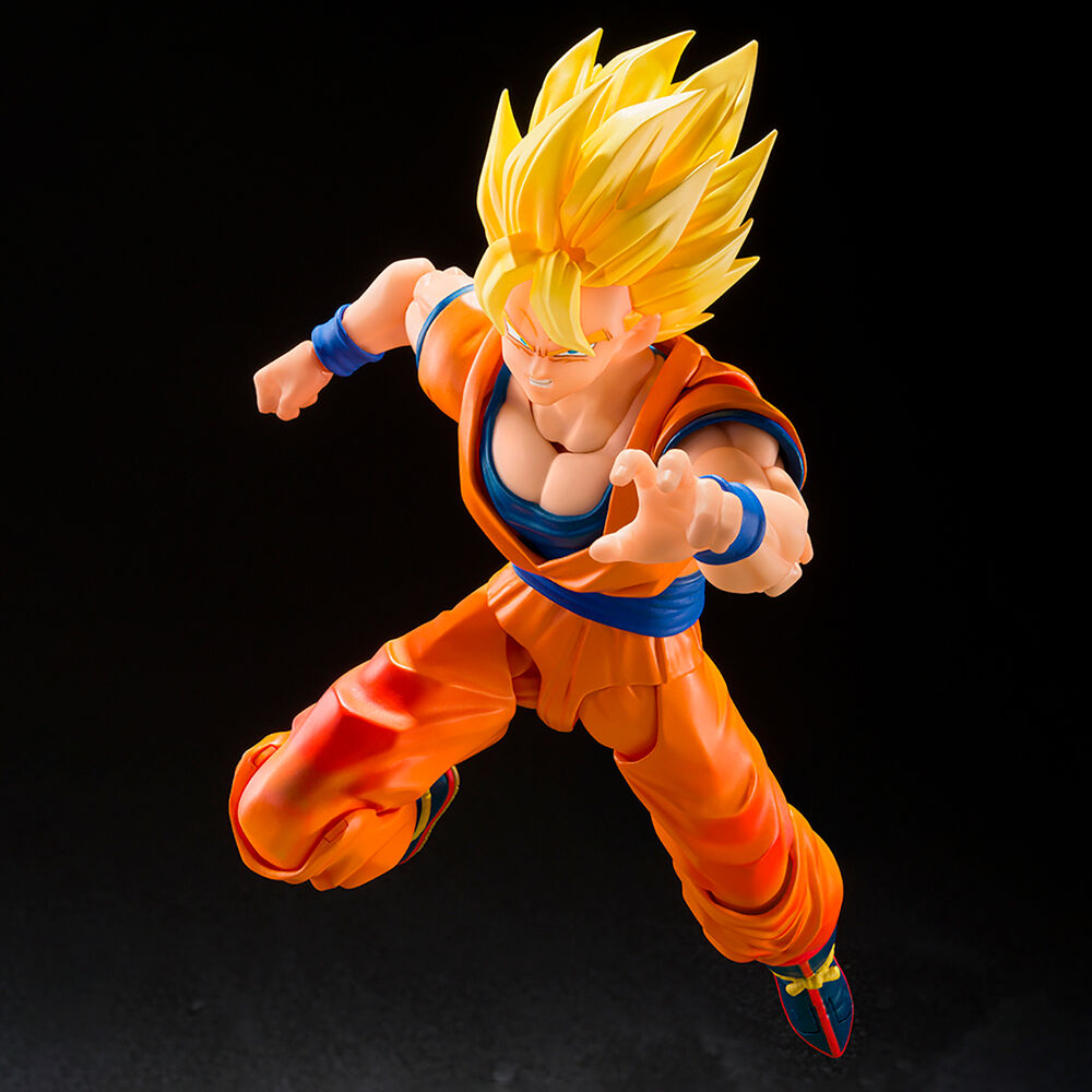 Figurine S.H. Figuarts Super Saiyan Son Goku Le Début des Jeux Dragon Ball Z 14 5 cm