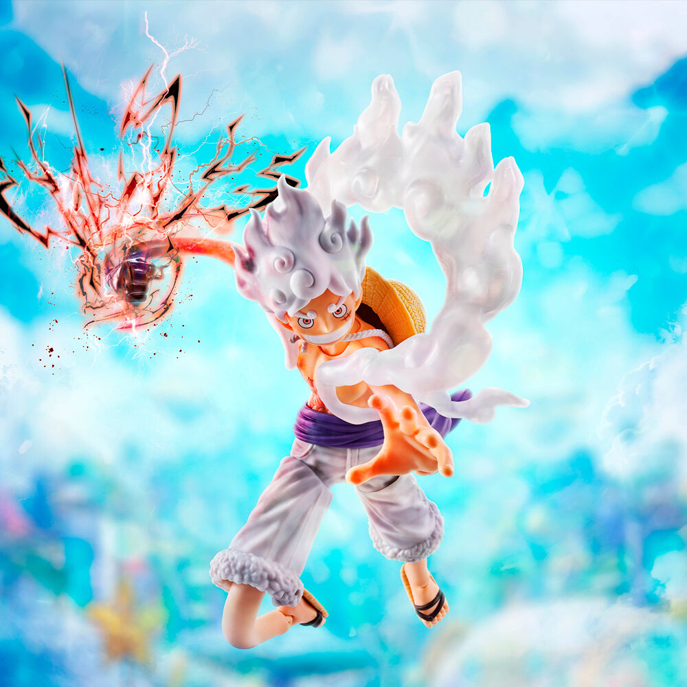 Figure S.H. Figuarts Monkey D Luffy Gear 5 Future Island Egghead One Piece 15.5cm