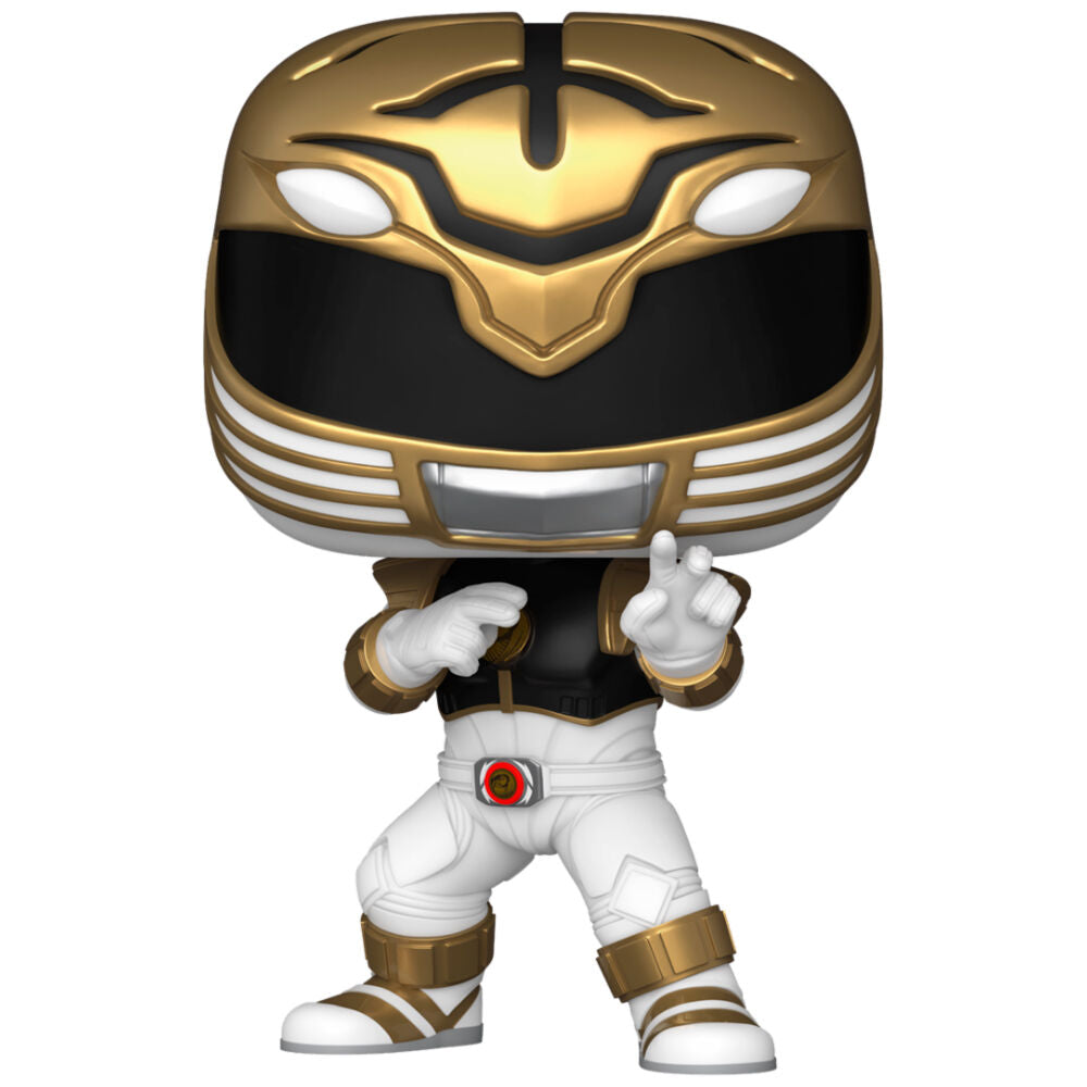 pop figure mighty morphin power rangers white ranger