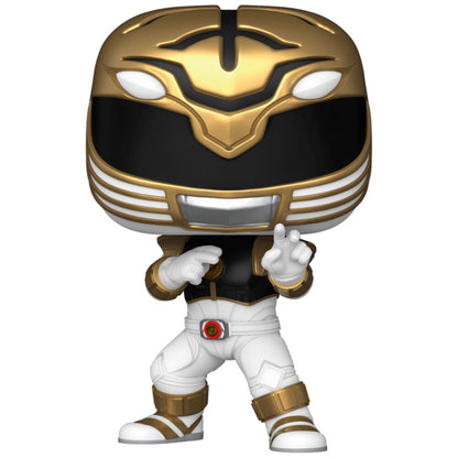 pop figure mighty morphin power rangers white ranger