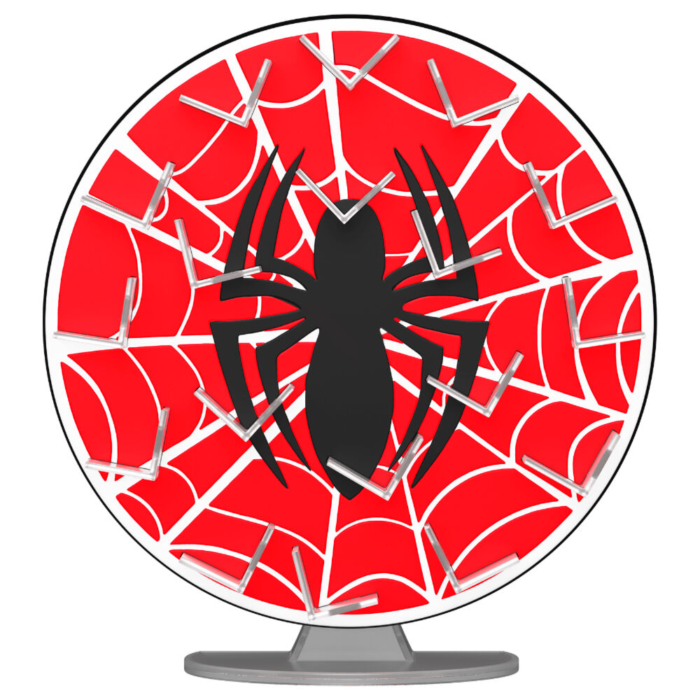 bitty pop marvel spider man web display